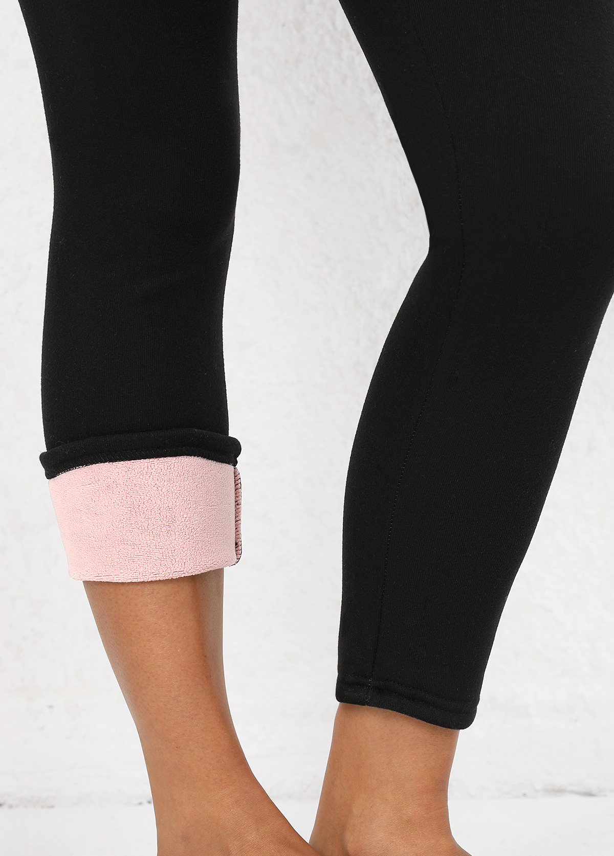 Elastic Waist High Waisted Leggings