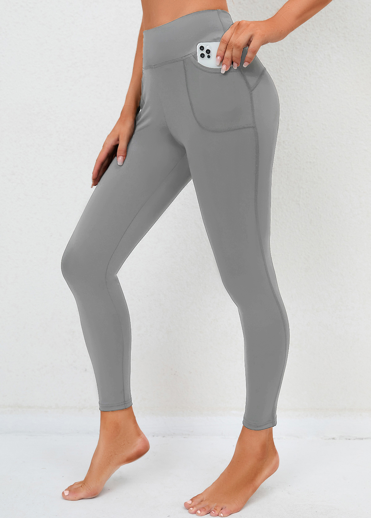 Double Side Pockets High Waisted Leggings